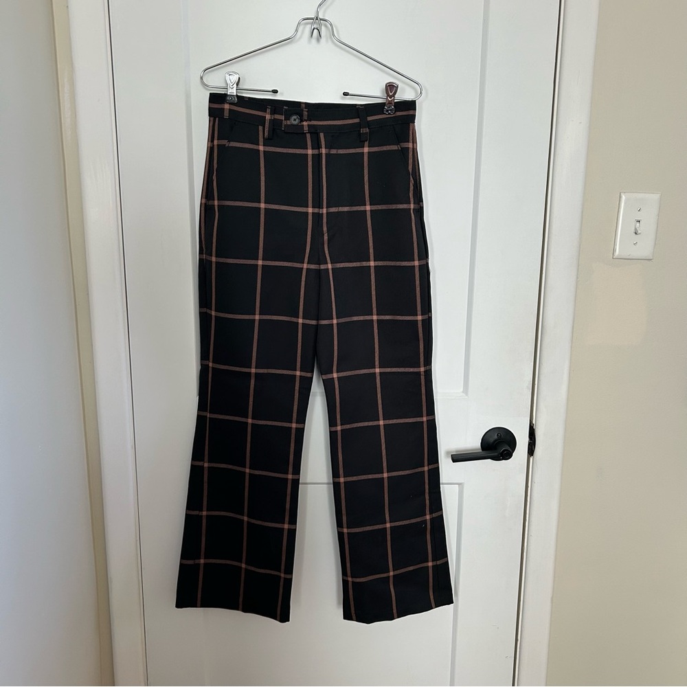 Levi's Black and Brown Flared Trousers
